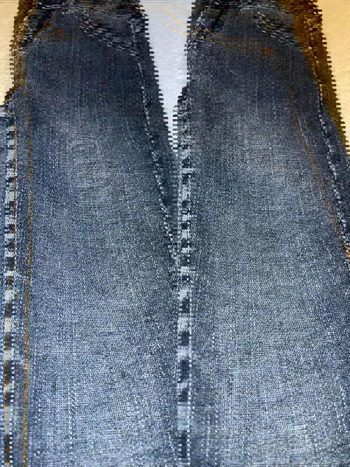 Vaqueros ajustados True Religion para mujer, talla 29, con solapa trasera azul