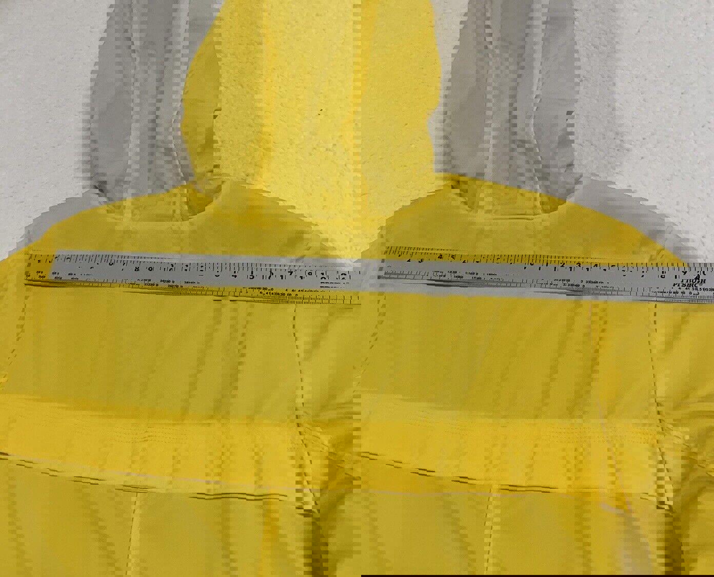 Chaqueta impermeable para hombre con diseño de girasol, talla 2XL, color amarillo, nuevo en embalaje original