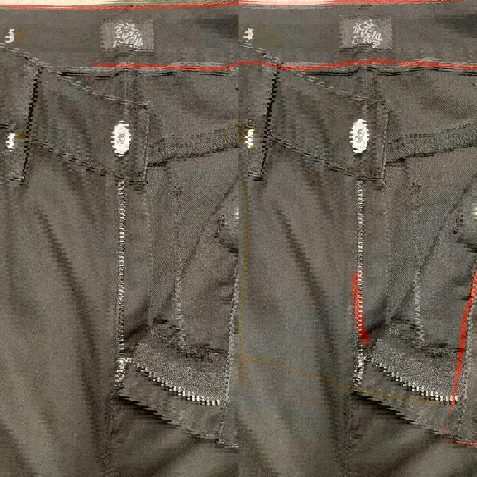 Vaqueros negros recortados Royalty By YMI para mujer, talla 16, denim elástico