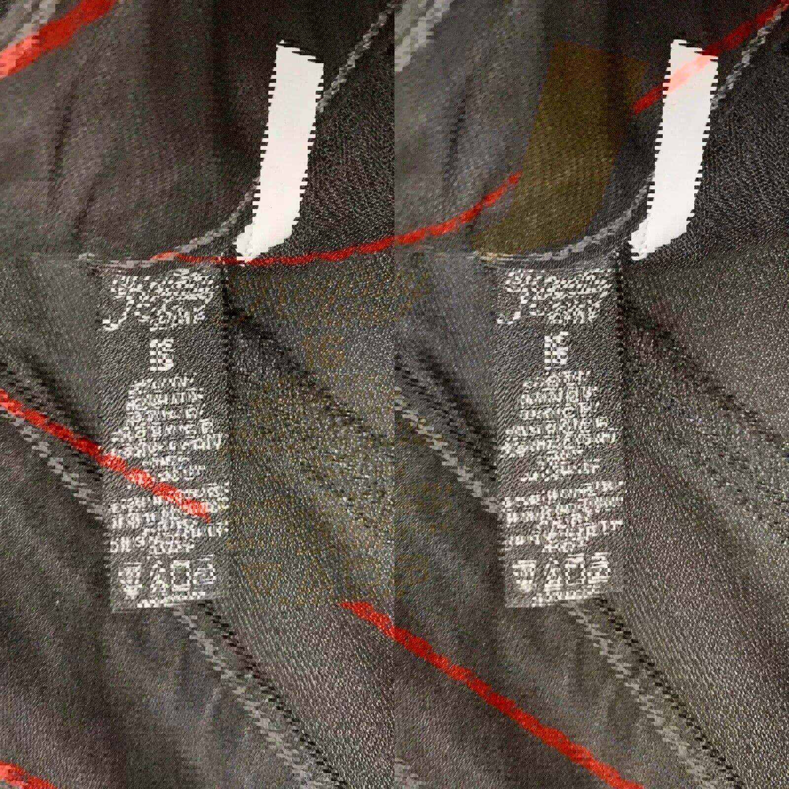 Vaqueros negros recortados Royalty By YMI para mujer, talla 16, denim elástico