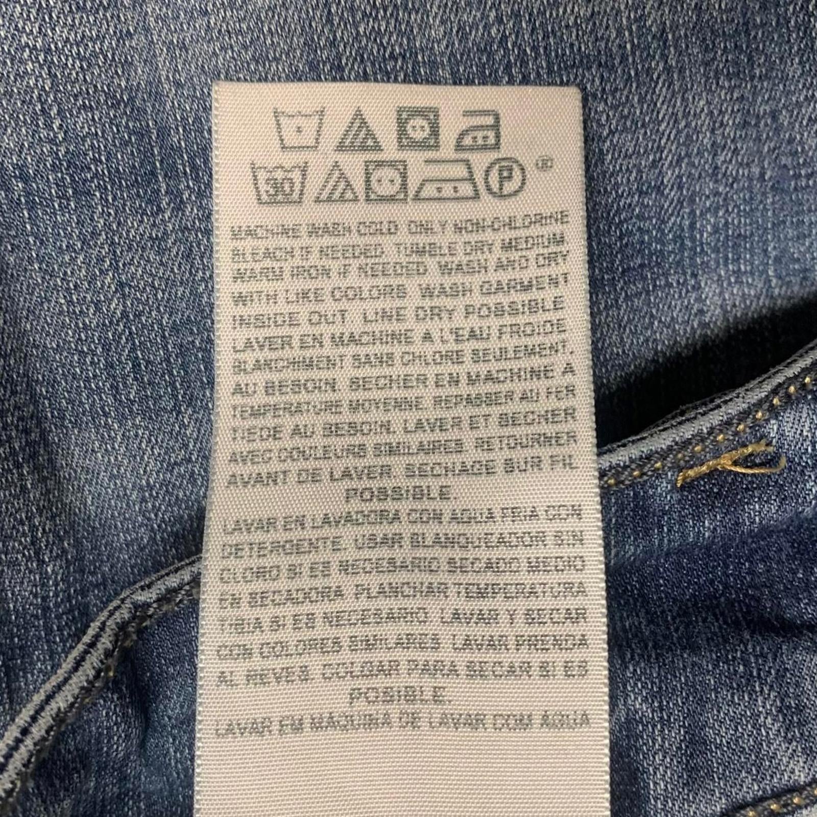 Shorts vaqueros modernos elásticos azules Denizen de Levi's para mujer, talla 4, W28