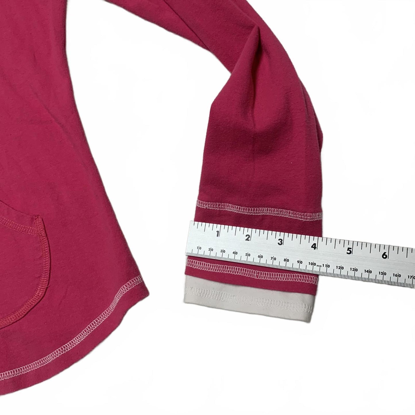 JU MORETULTRA Women's Size Medium Pink Hooded Long Sleeve Top
