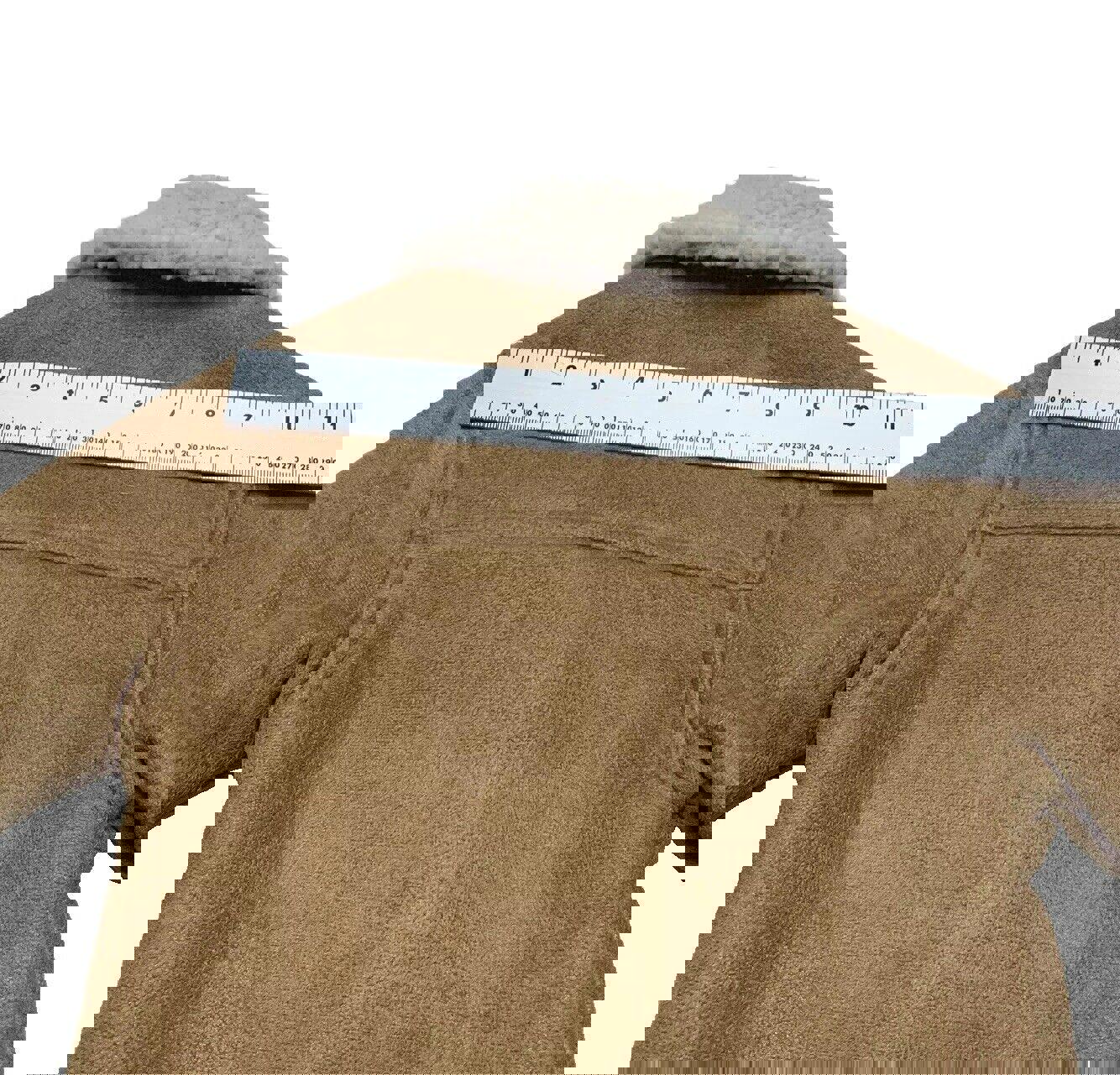 Abrigo Sherpa de ante sintético camello para bebé de Old Navy, talla 18-24 M