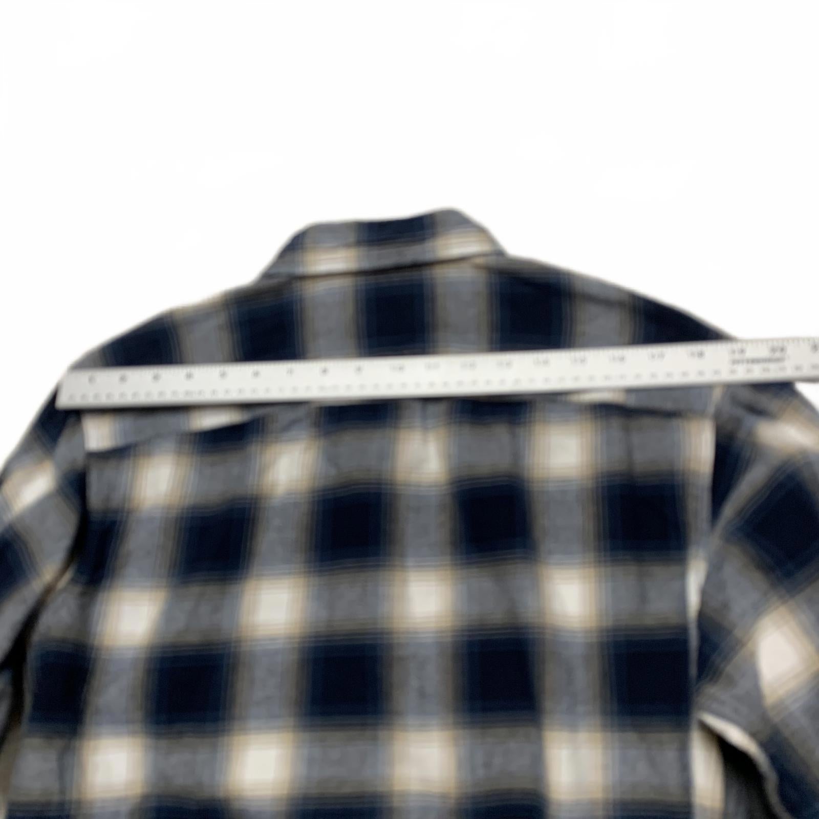 Camisa de franela a cuadros azules de algodón para hombre, talla grande, de Red Head Brand Co.