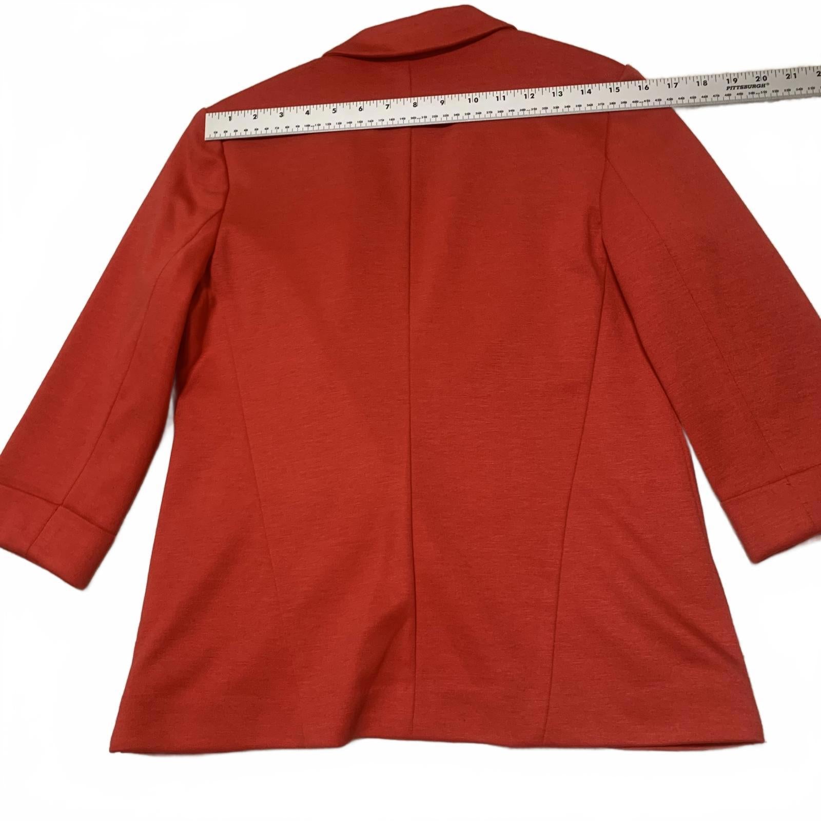 Chaqueta elástica con mangas 3/4 y abertura frontal para mujer de LC Lauren Conrad, talla 8