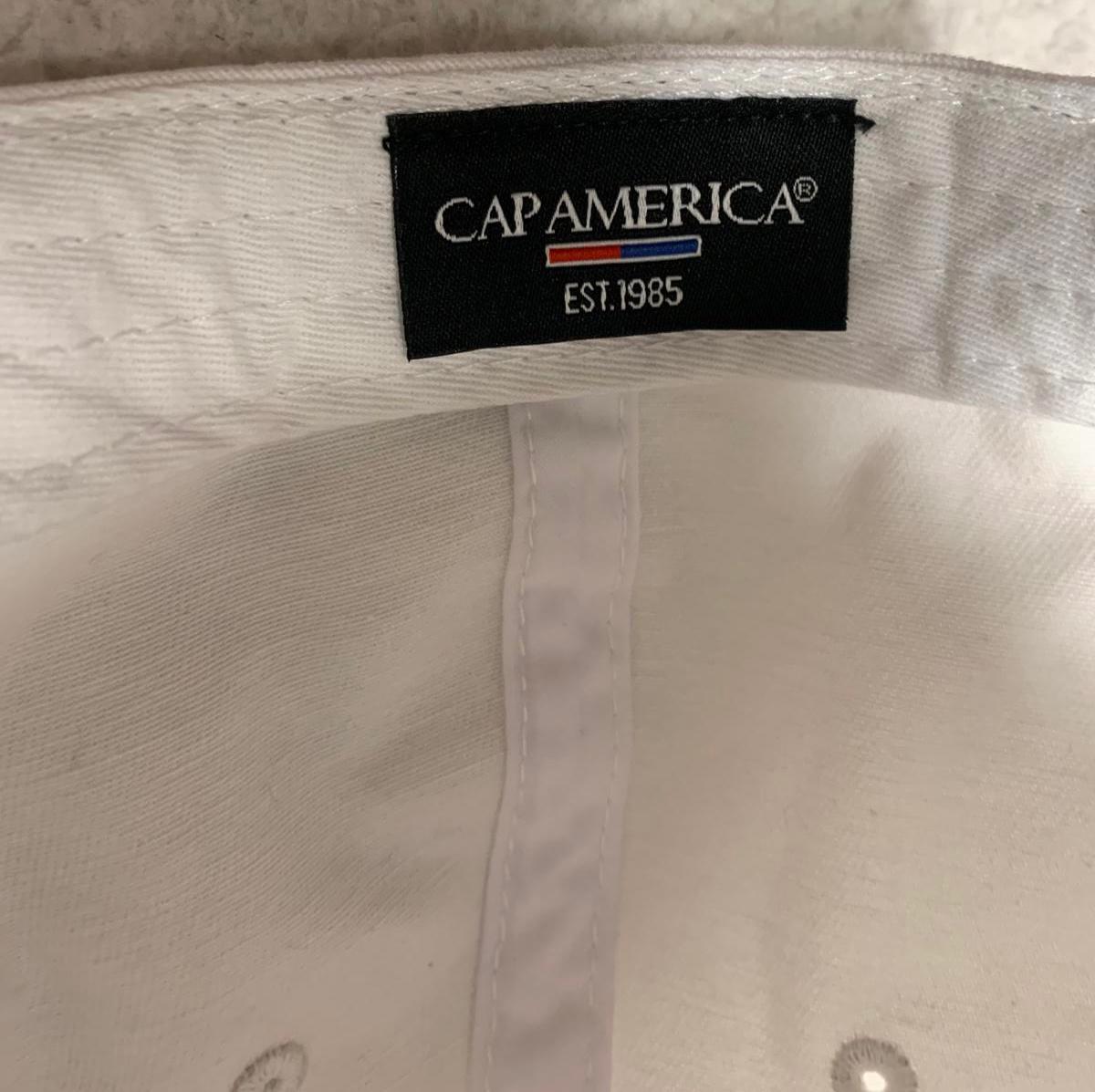 CAP AMERICA Unisex Puerto Rico Flag White PEO 24 Flag Baseball Hat