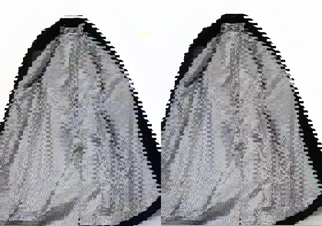 Abrigo largo clásico de lana negra de J Crew para mujer, talla 12