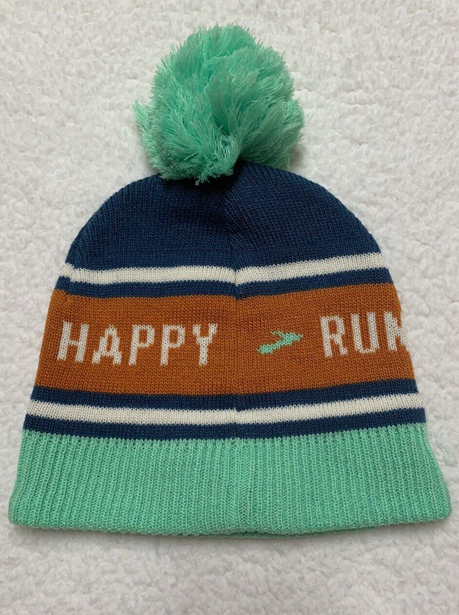 Gorro unisex Brooks Heritage Run Happy con pompón, ropa deportiva para esquí de invierno OSFA