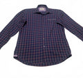 Borgo Ognissanti 28 Men's M Blue Plaid Button Shirt Multicolor Check