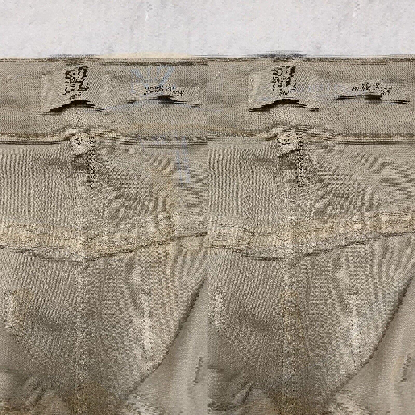 Vaqueros Nic+Zoe para mujer, talla 32, color tostado, con parche en el bolsillo delantero, color beige