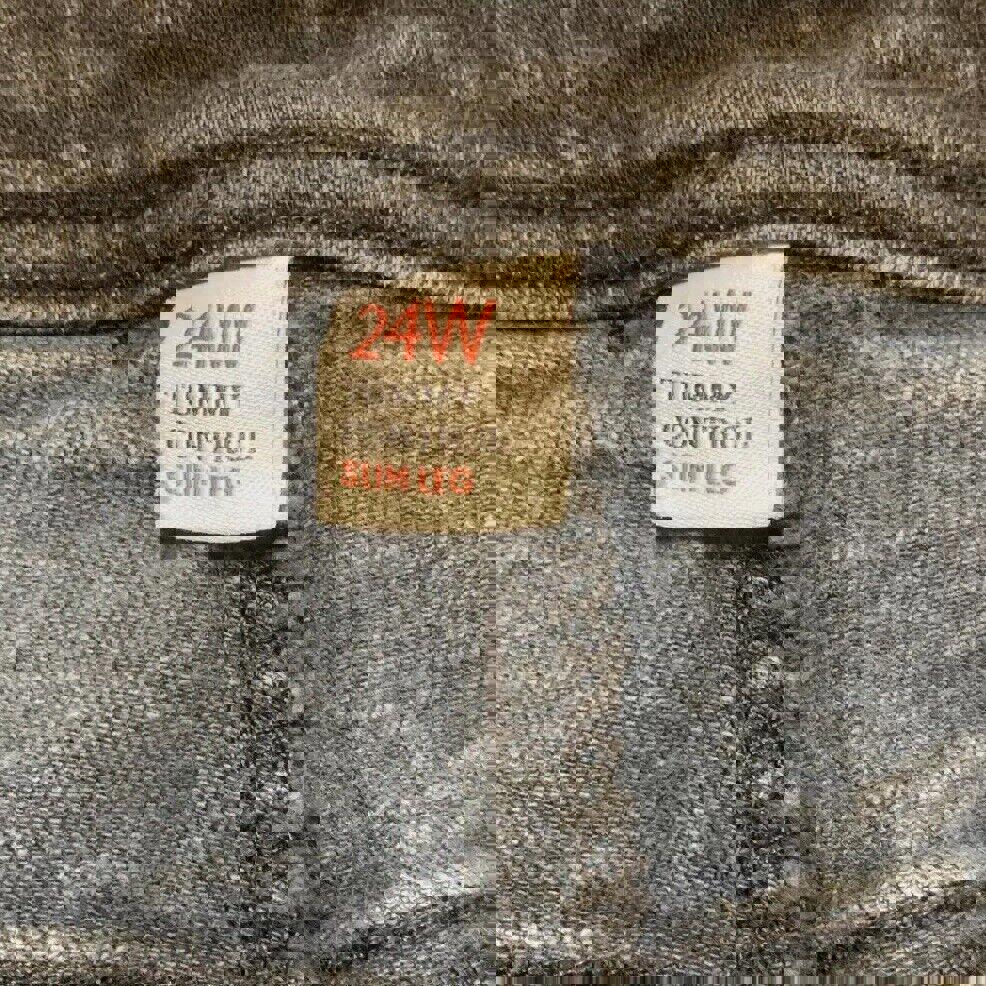 Jeans de tiro alto y control de abdomen de Style &amp; Co para mujer, talla 24W, color gris