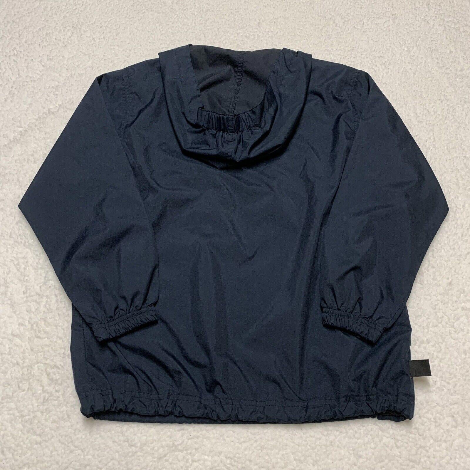 Chaqueta impermeable Charles River Pack-N-Go Pullon, cortavientos, para jóvenes, talla L 14-16, azul marino