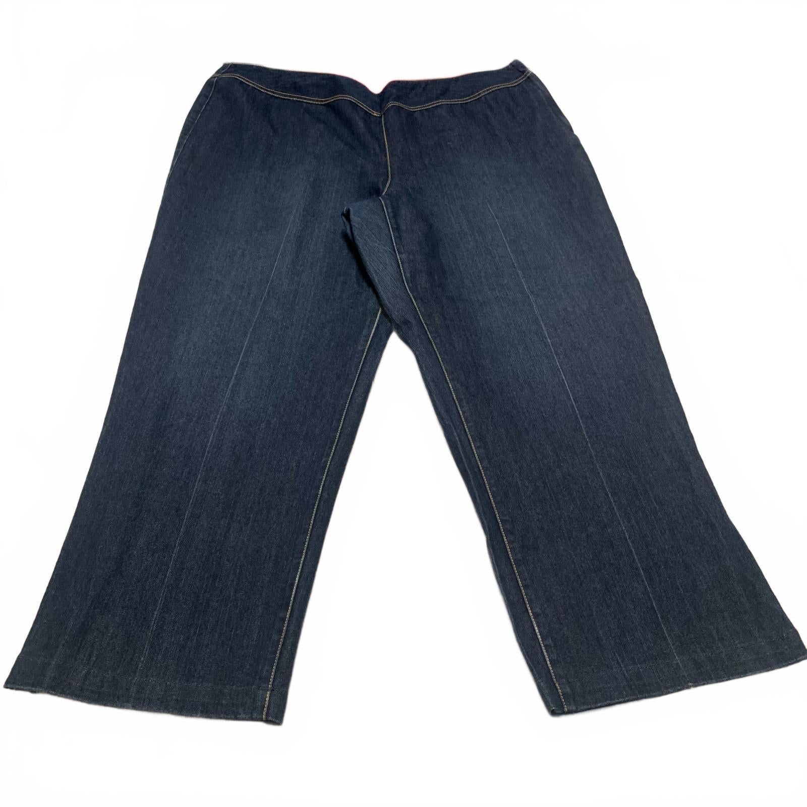 Vaqueros Sigrid Olsen para mujer, talla 20, pierna ancha, 44 x 30