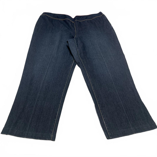 Sigrid Olsen Women's Sz 20 W Denim Jeans  Wide-Leg 44 x 30