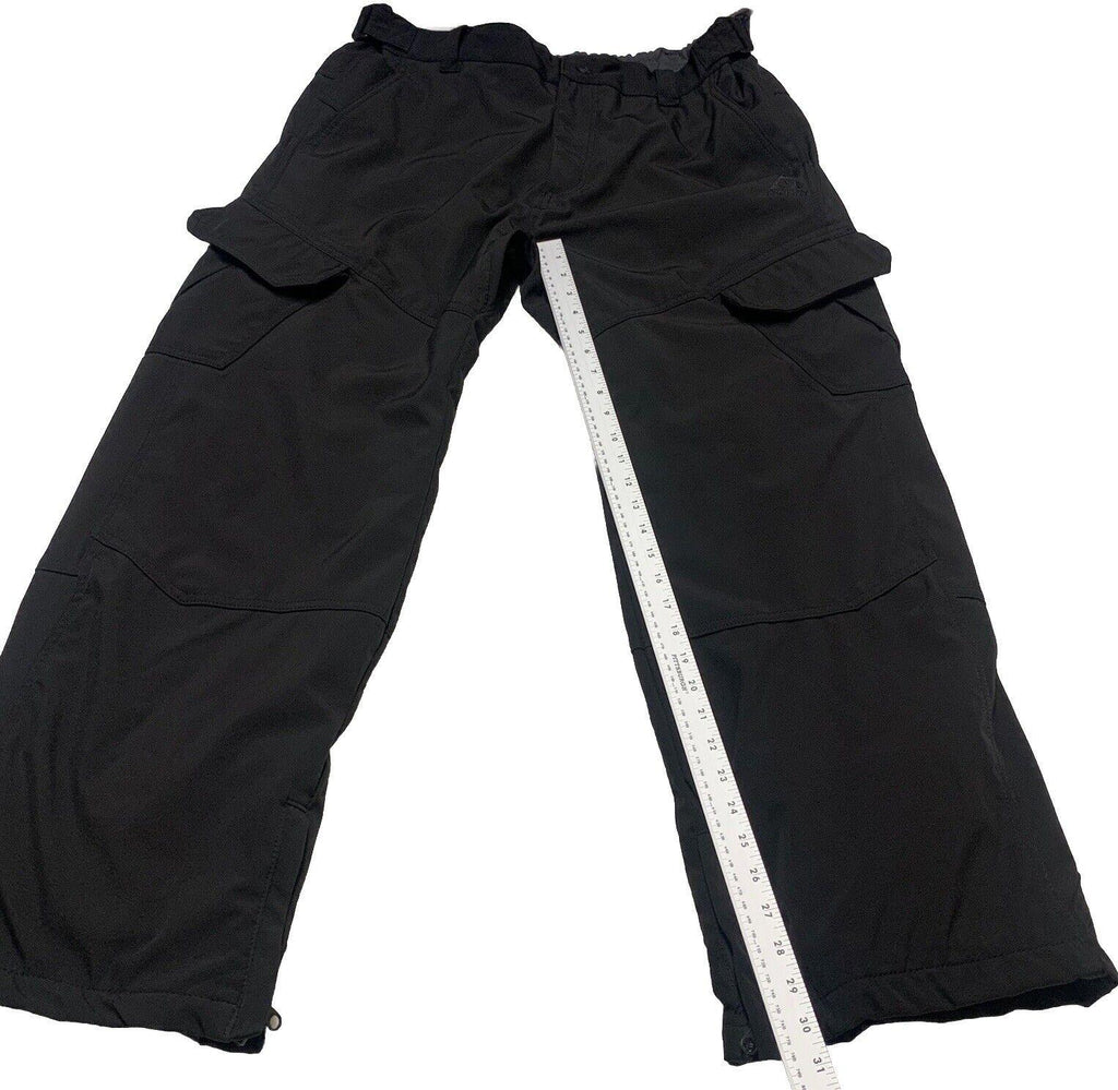 Pantalones de esquí Gerry Snow negros XL EG con forro polar y bolsillos elásticos, cintura ajustable