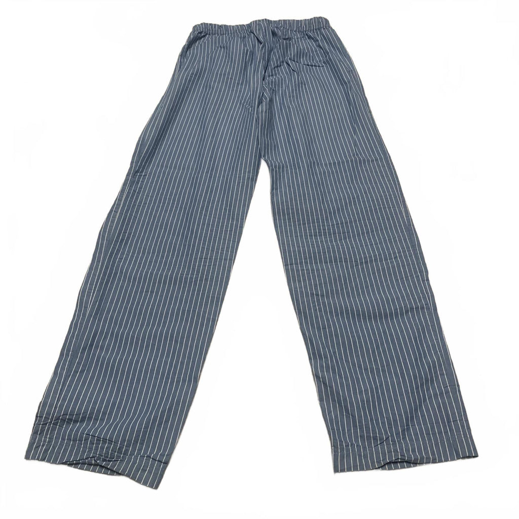 Pijama Cyrillus Paris para niño, talla 14A, de algodón, con rayas azules, ancho 25,5 x 29 cm