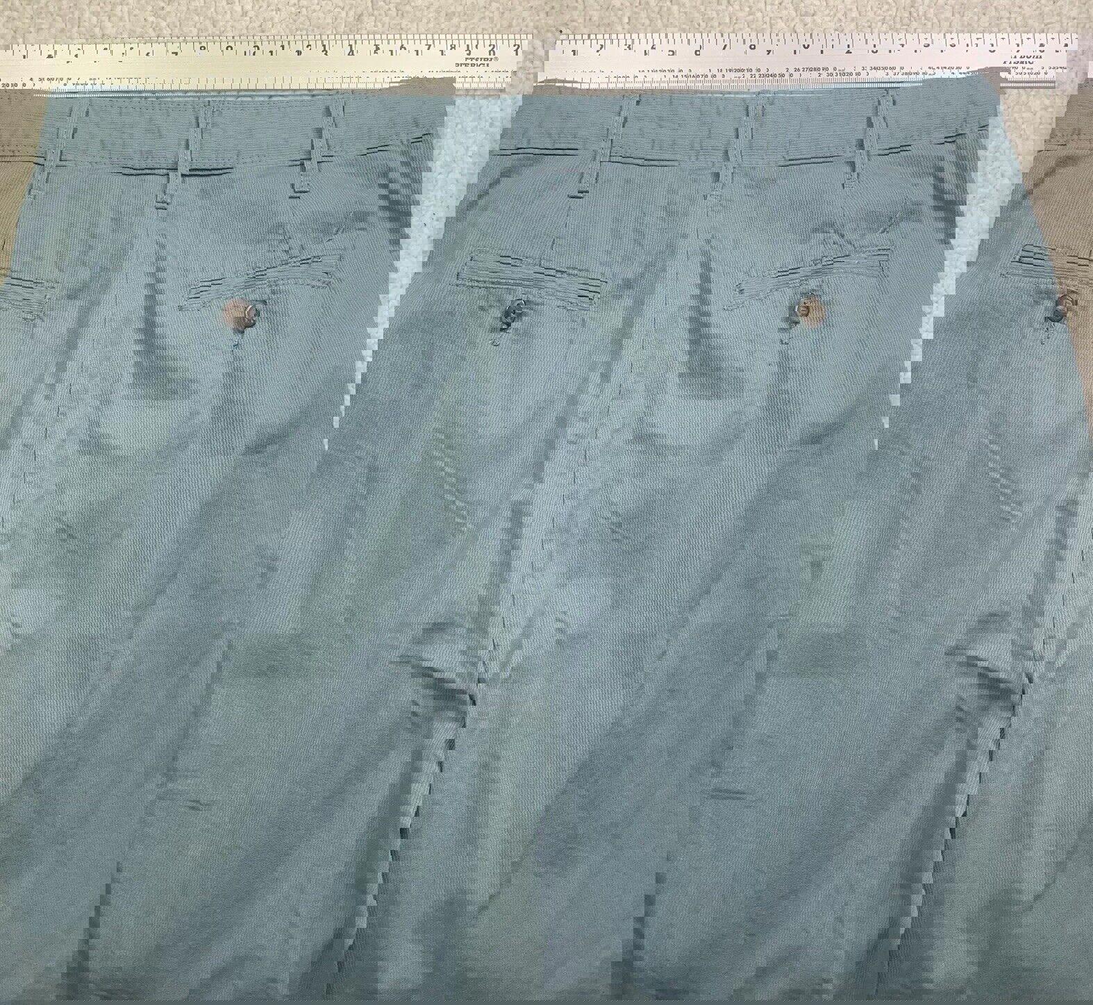 Pantalones Nautica para hombre, talla 38W 32L, pana fina, azul claro