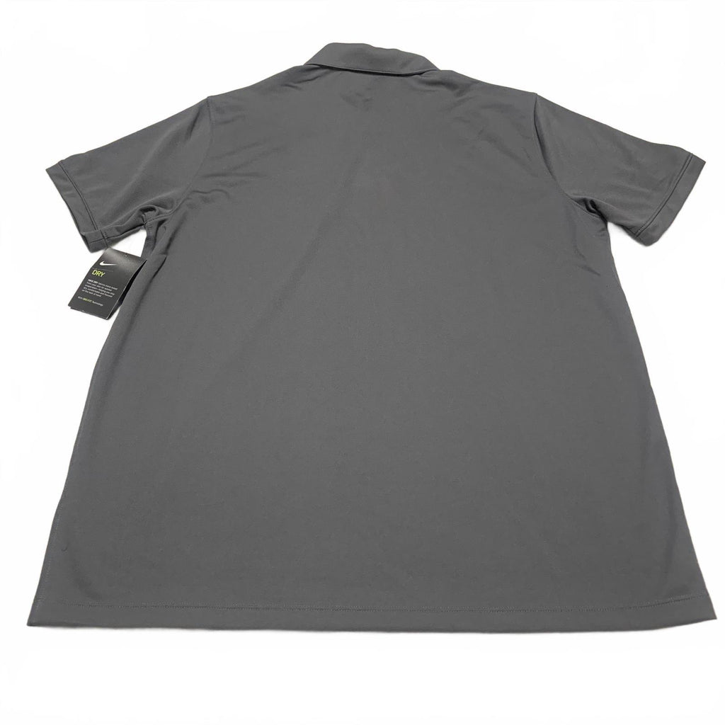 Polo Nike Dri-FIT gris con logotipo MK Illuminated