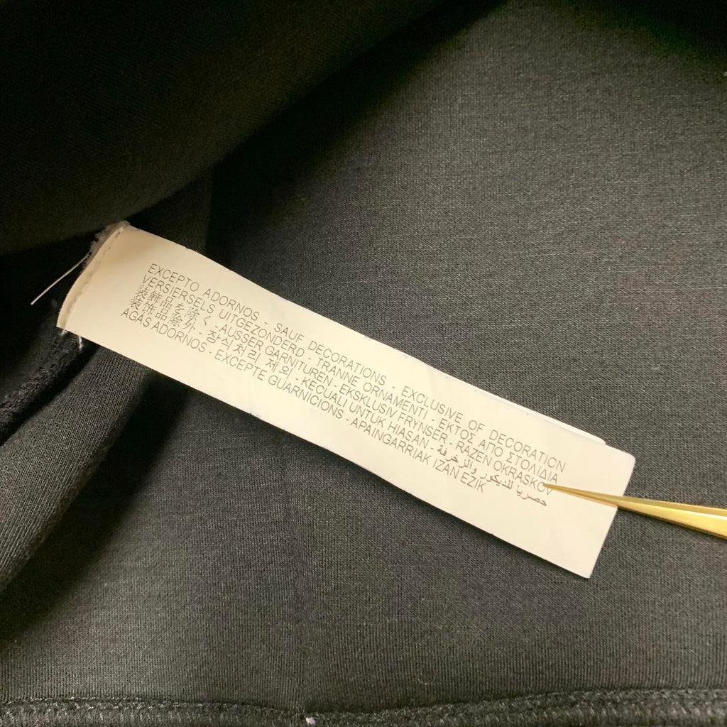 Sudadera con capucha y cremallera negra informal para mujer, talla grande, de ZARA