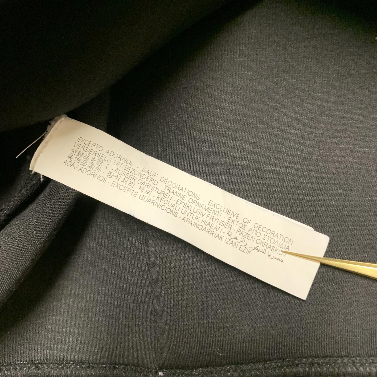 Sudadera con capucha y cremallera negra informal para mujer, talla grande, de ZARA