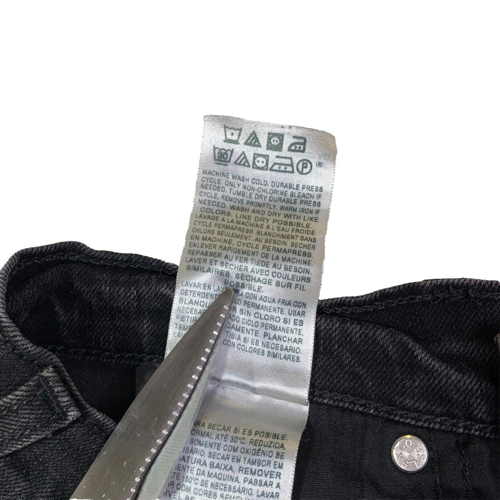 Vaqueros Levi's 524 para niñas, talla 5, negros, ajustados y elásticos.