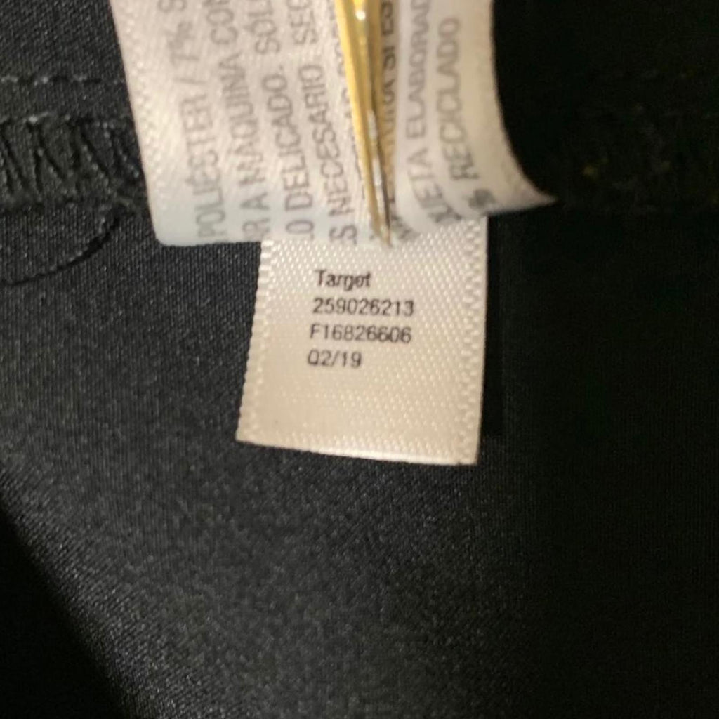 Top corto minimalista de gran tamaño con cuello en V negro para mujer, talla extragrande, de Prologue