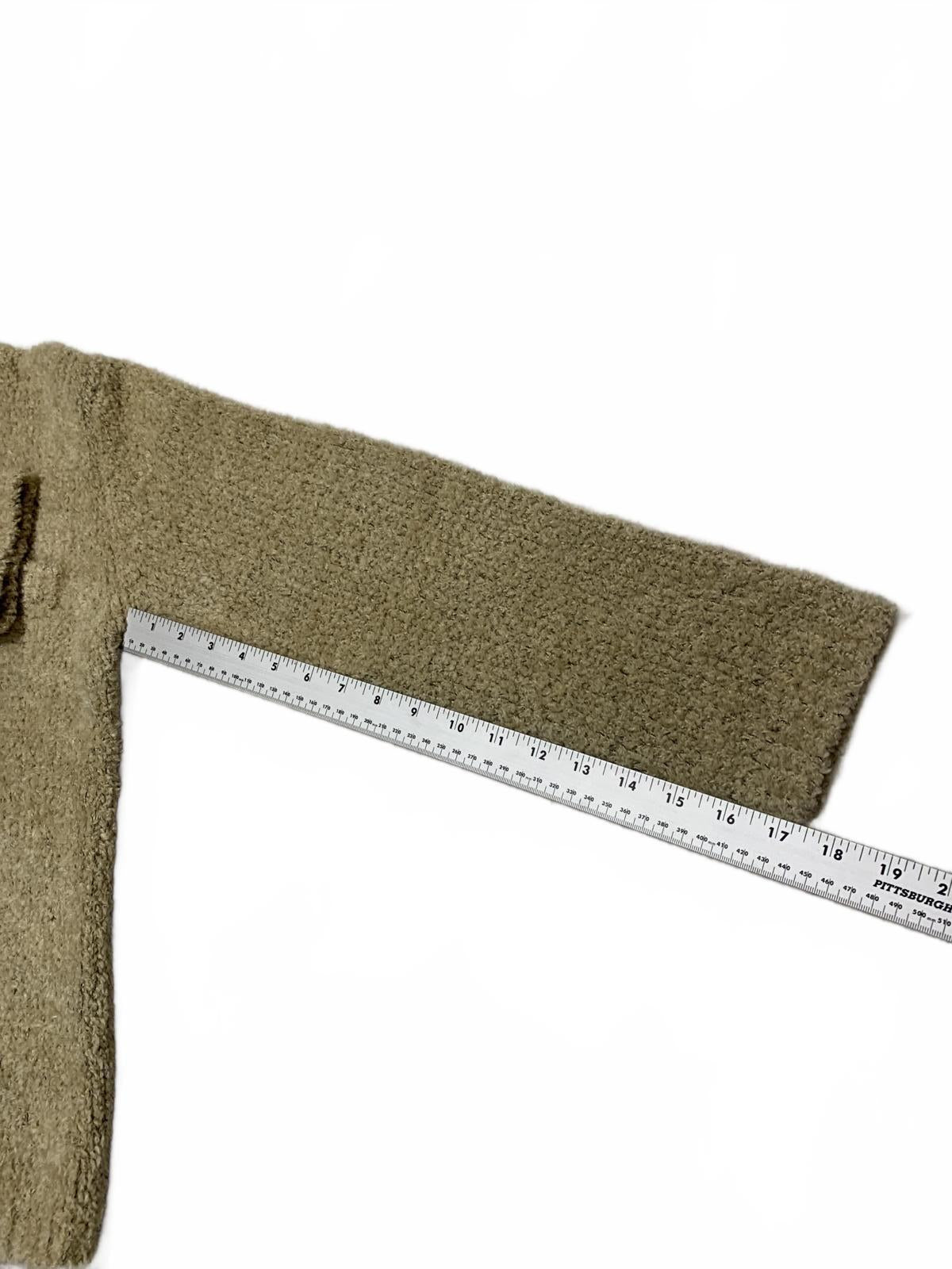 Suéter cárdigan beige VTG de los años 90 IDI de Mathew H para mujer, talla M, Hong Kong