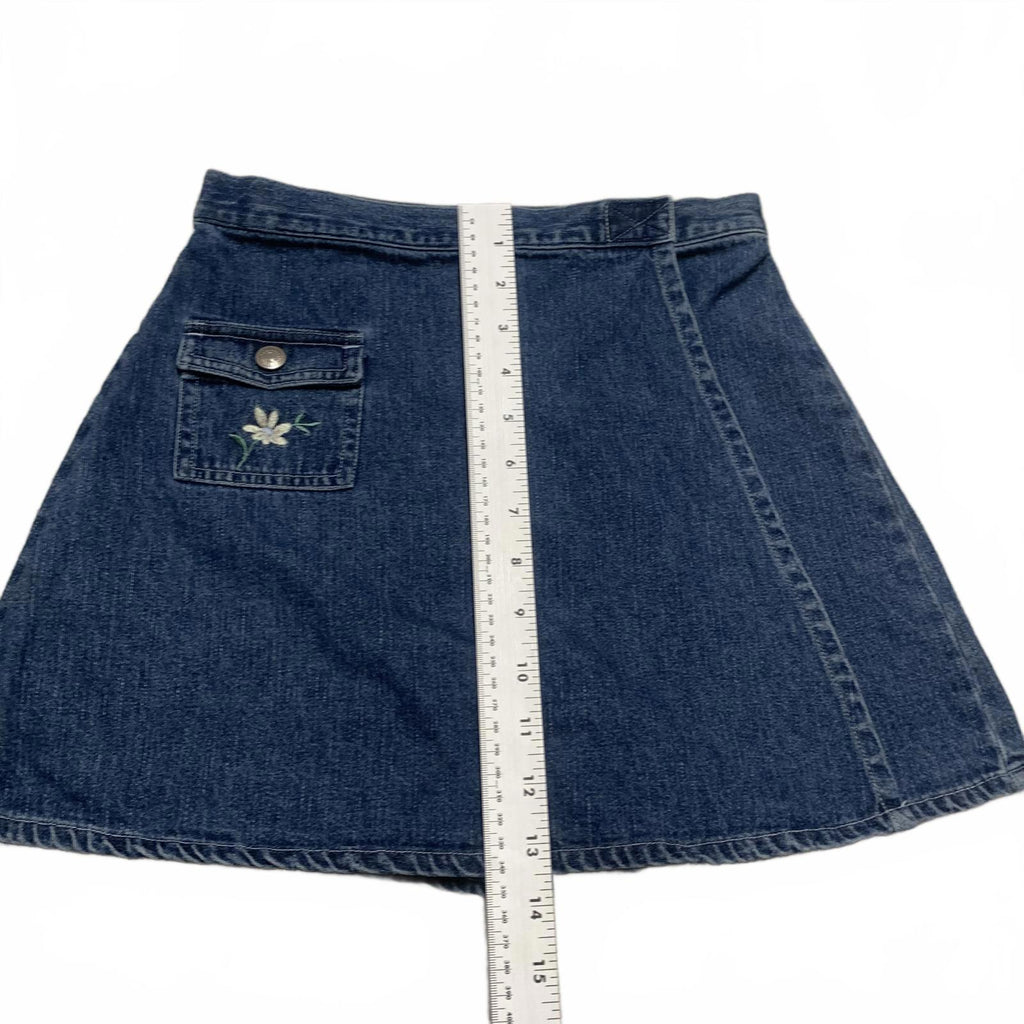 Falda pantalón vaquera azul VTG OshKosh Genuine Girl talla 14, talla 14, ancho 23,5 cm, algodón