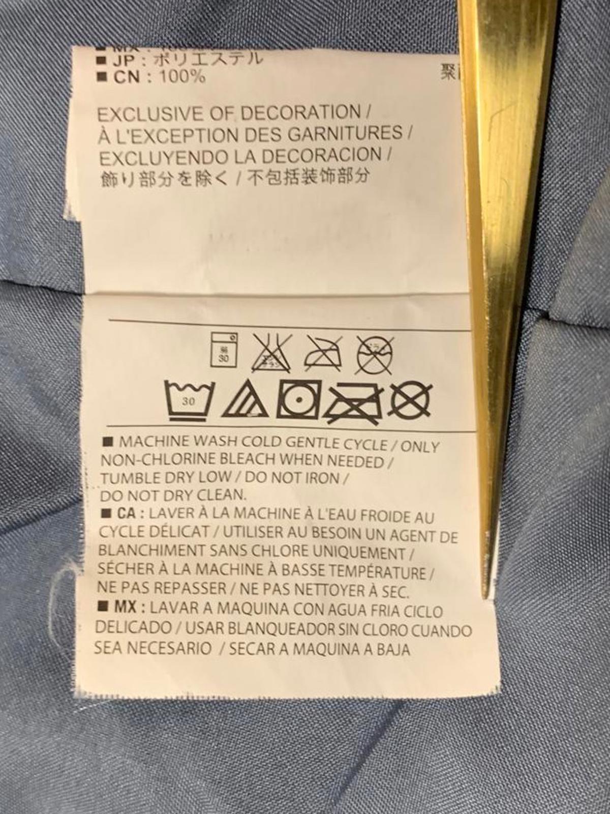 Chaqueta polar gris Old Navy para niña, talla XL TG 14R, con detalles en rosa