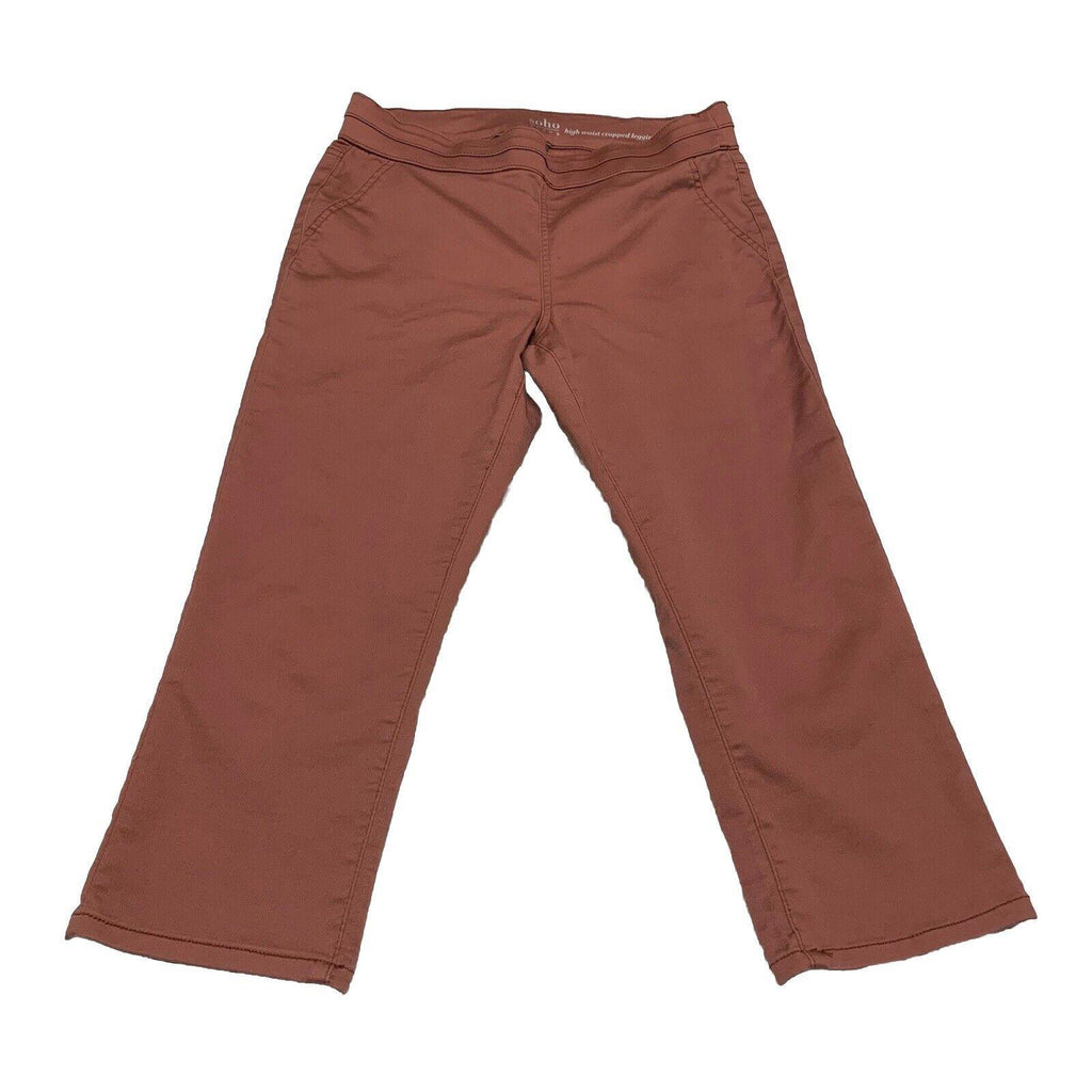 Leggings de cintura alta para mujer Soho, color rosa malva, corte holgado, talla M