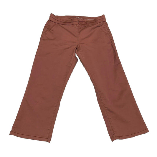 Soho Women's  Size M High Waist  Legging Pink Mauve Relaxed Fit Cropped Pants