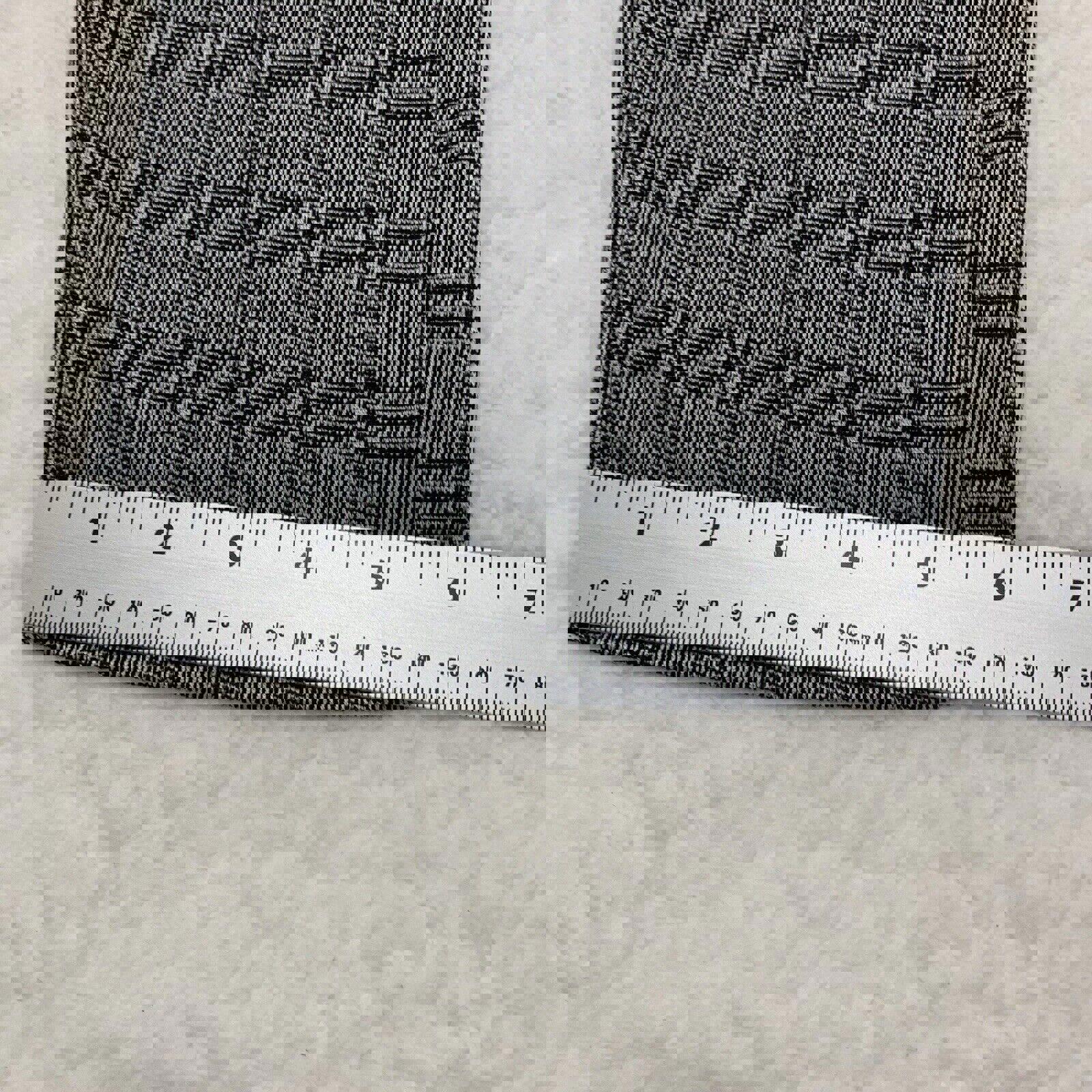 Pantalones Maze Collection para mujer, talla 3X, negros, a cuadros, elásticos y cosidos