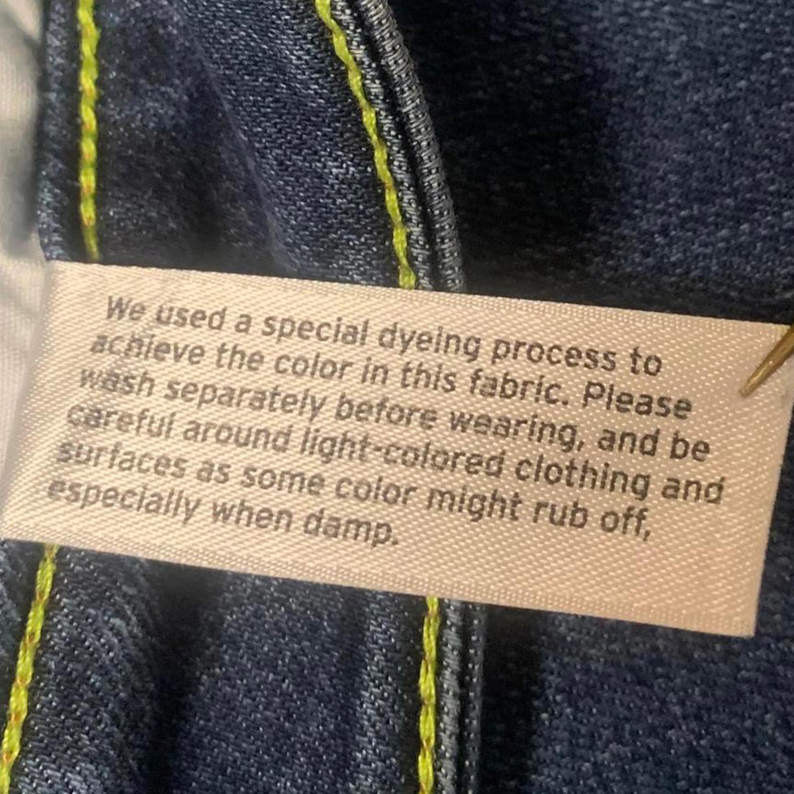 Vaqueros ajustados, rectos y curvilíneos de Eddie Bauer para mujer, talla 10, azul oscuro, lavado, ancho 31 x largo 29,5