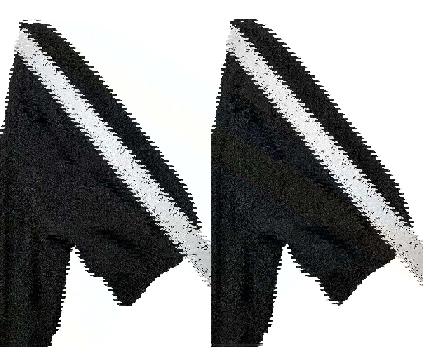 Vestido de verano negro de H&amp;M para mujer, talla grande, con mangas abullonadas y corte en A para vacaciones