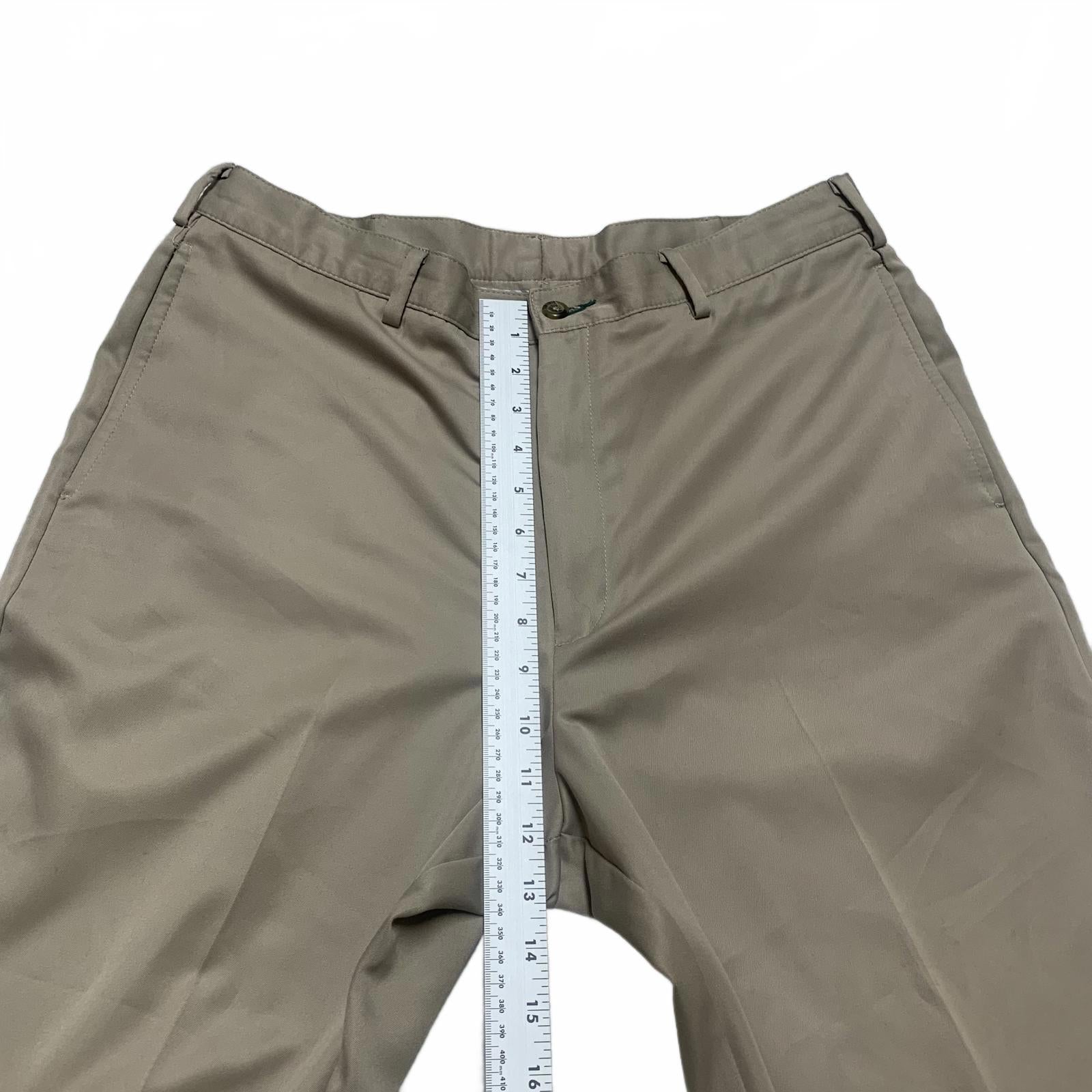 Pantalones anchos color caqui Tommy Hilfiger para hombre, talla 34x32