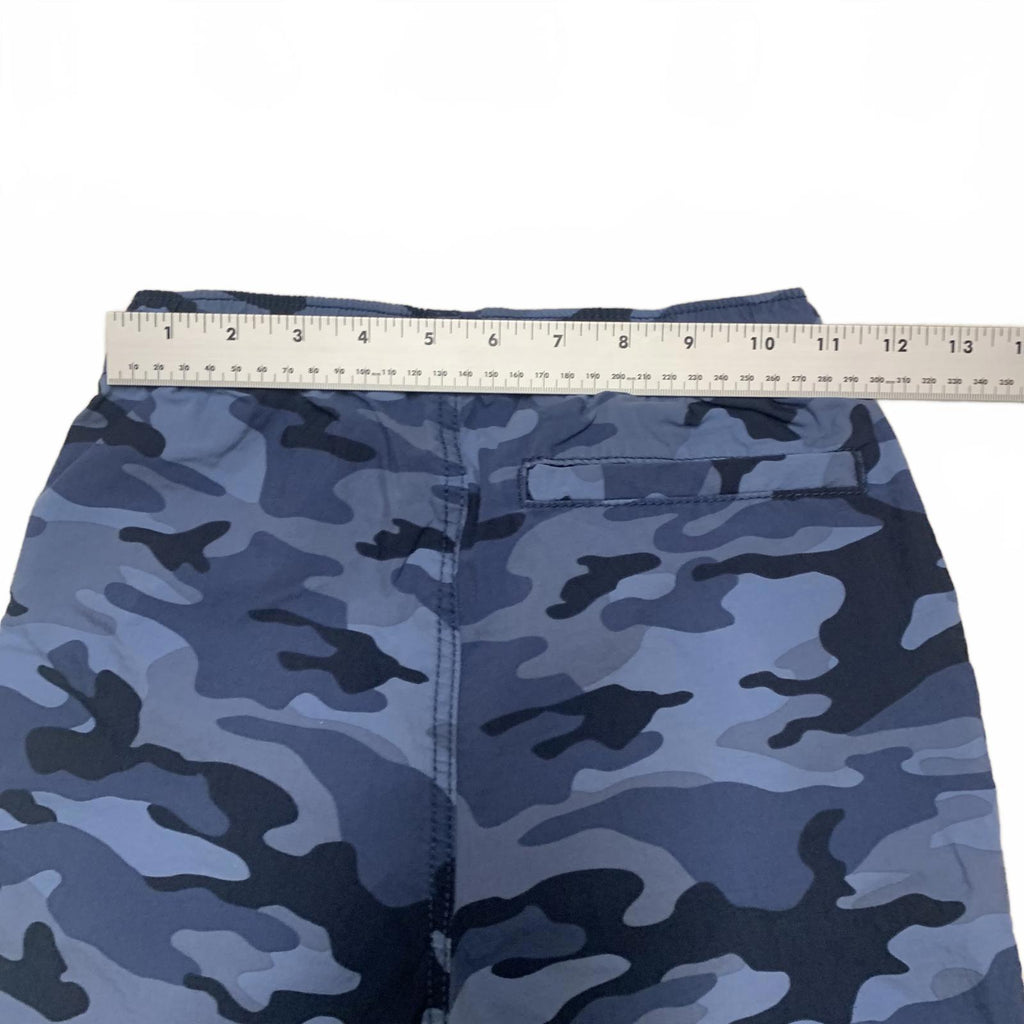 Pantalones cortos cargo de camuflaje azul para niños GAP talla grande verano W22