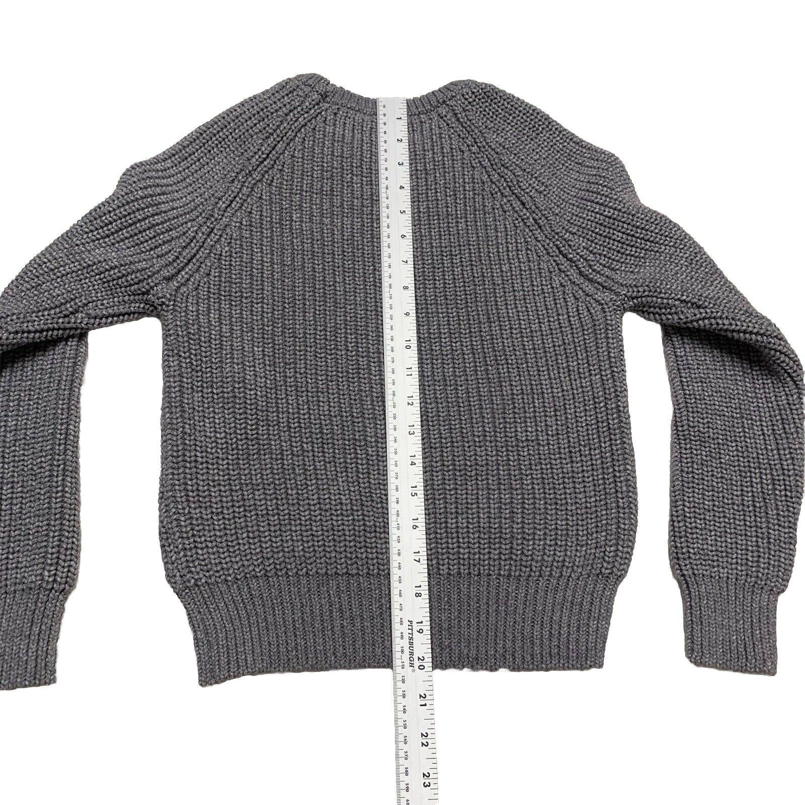 Suéter de punto ajustado Forever 21 para mujer, talla pequeña, gris