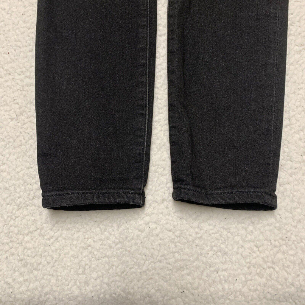 Vaqueros ajustados de tiro alto J.Crew para mujer, talla 27, negros, elásticos