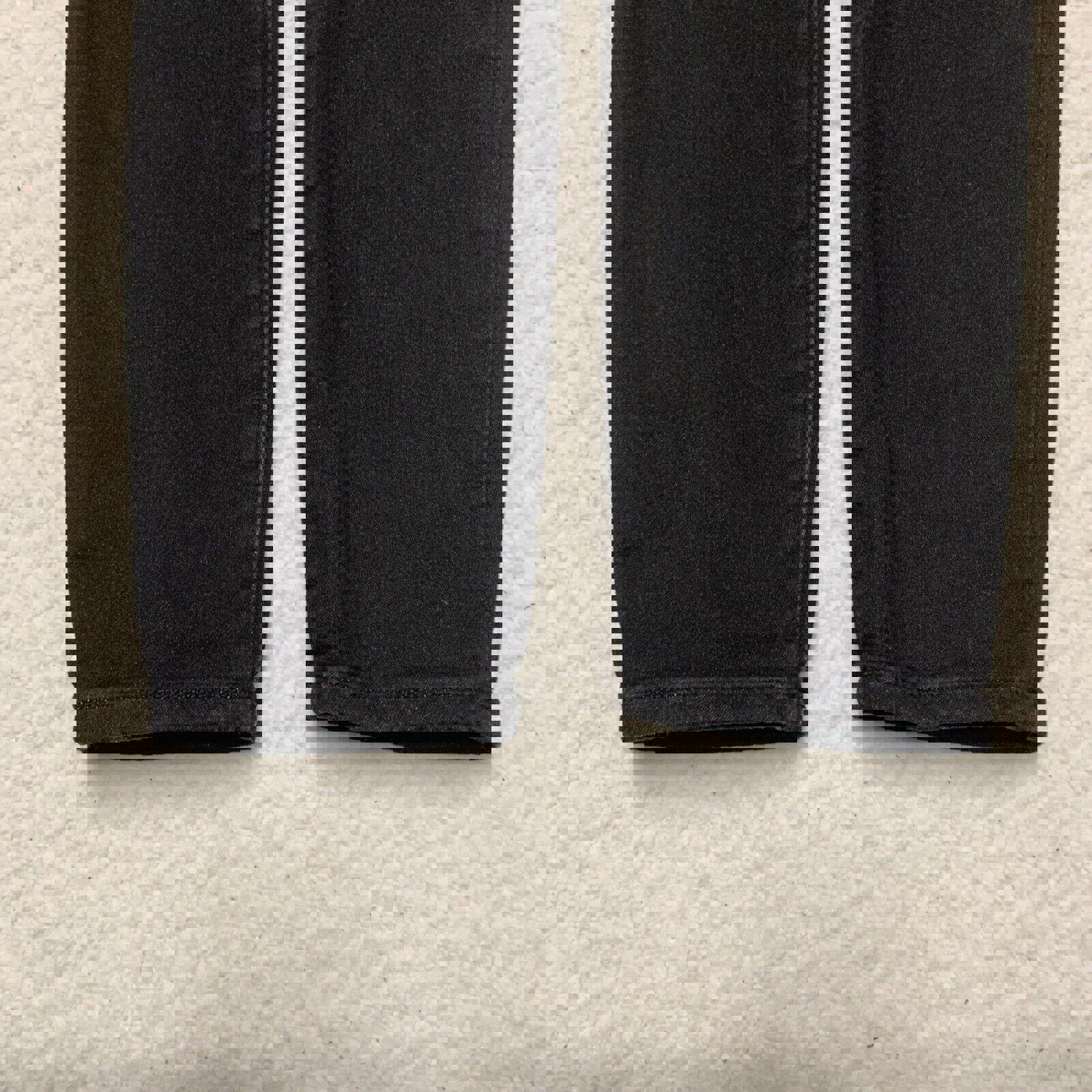 Vaqueros ajustados de tiro alto J.Crew para mujer, talla 27, negros, elásticos