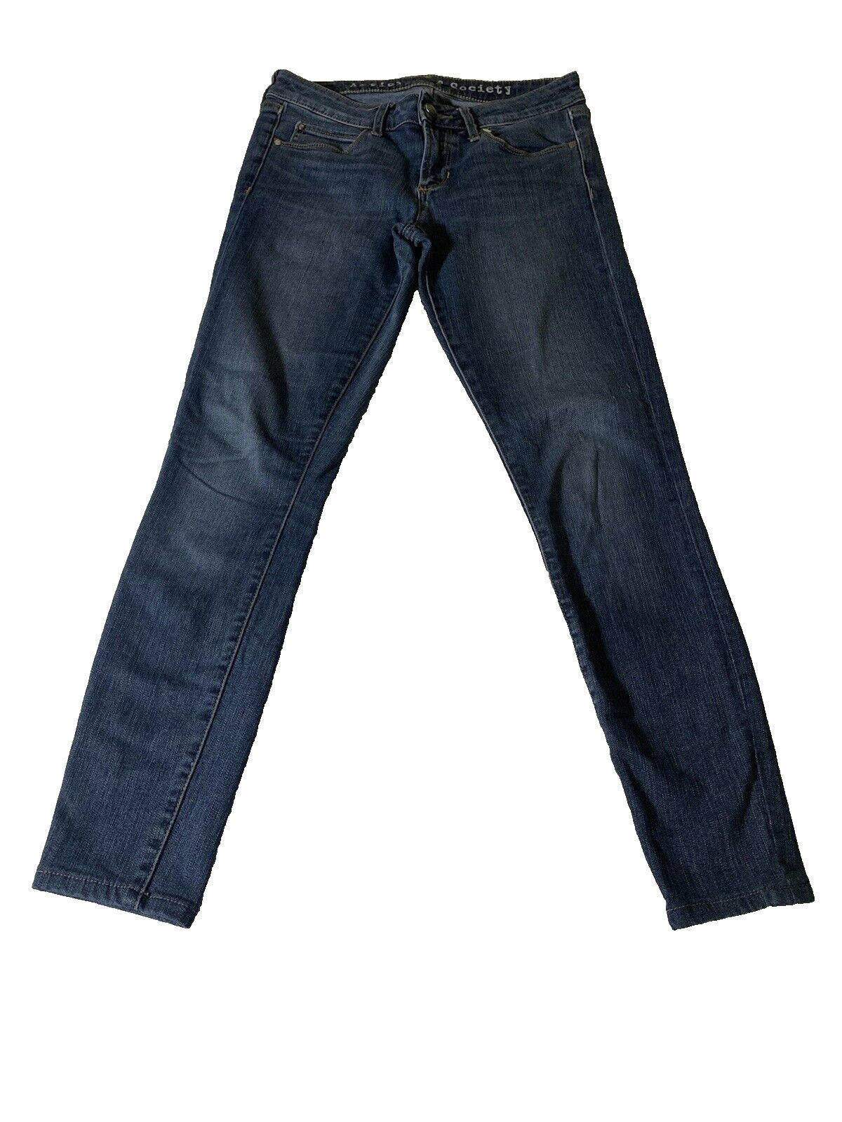 Vaqueros ajustados elásticos azules oscuros de Articles of Society para mujer, talla 26
