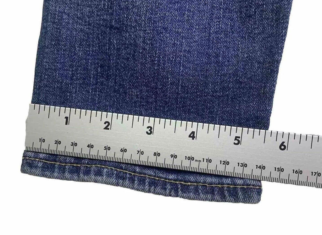 Vaqueros Levi's 512 para hombre, 30 x 30, azul, desgastados y elásticos