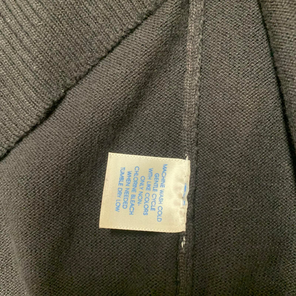 Chaleco de suéter con rombos negros de Club Room para hombre, talla grande