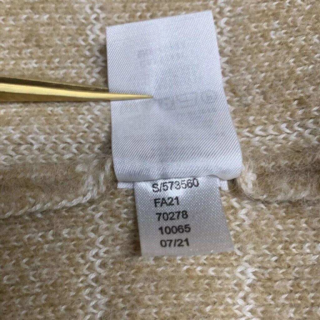 Chaqueta tipo suéter beige tostado grande para mujer de Ann Taylor