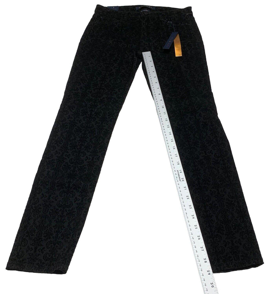 Pantalones vaqueros suaves ajustados de Lord &amp; Taylor Tinsel para mujer, talla 29, color negro