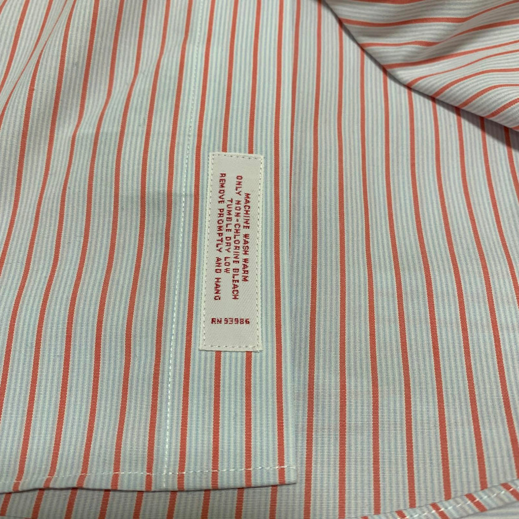 Camisa de vestir Brooks Brothers para hombre, talla 16-36, corte recto, sin planchado, de algodón Supima, manga larga