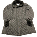 MARC New York Andrew Marc Abrigo acolchado de invierno negro de piel sintética XL para mujer