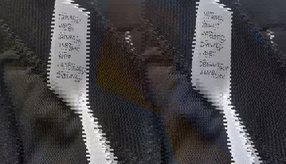 Vaqueros negros Decibel para hombre, 40 x 34, bordados al frente y deshilachados