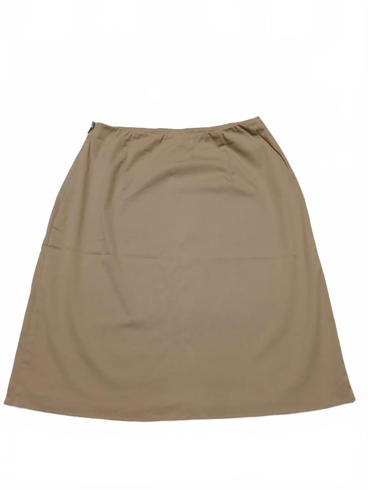 Banana Republic Womens Sz 2 Beige W28 Stretch Mini Skirt