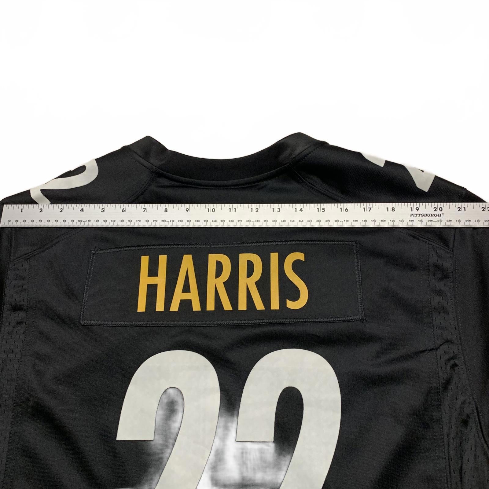 Camiseta de Najee Harris #22 de los Pittsburgh Steelers para hombre, talla XL, negra y amarilla, NFL