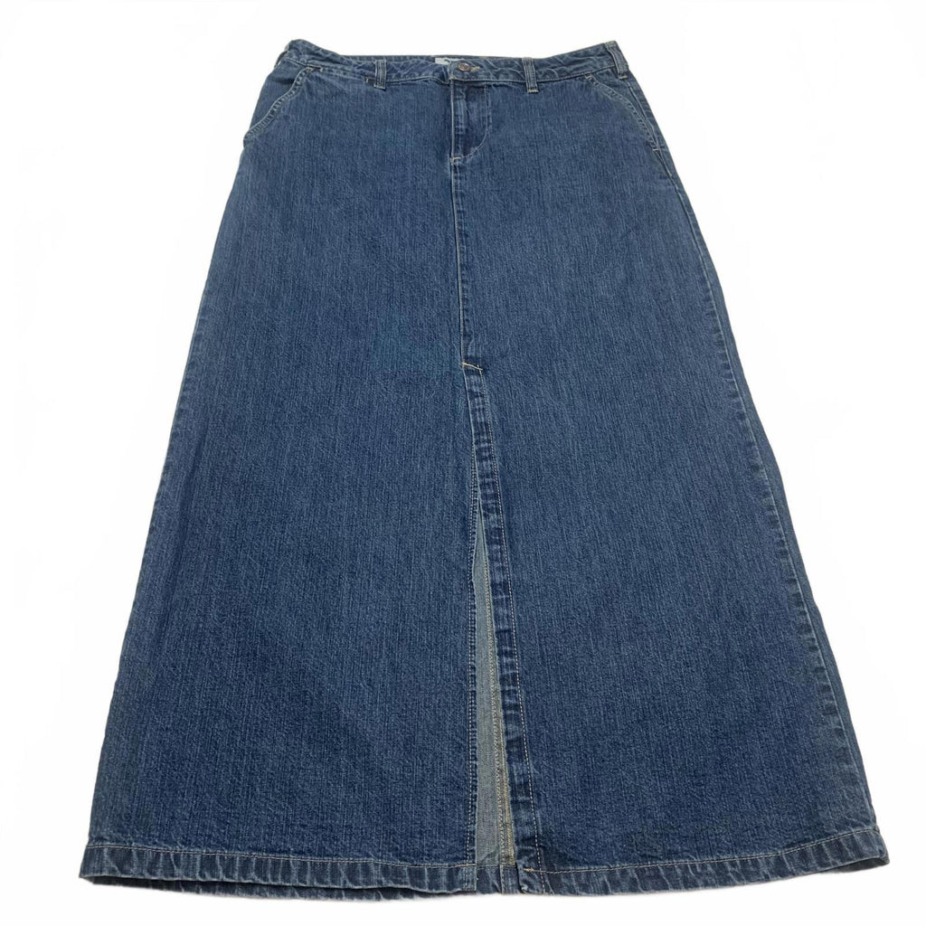 Falda vaquera larga clásica azul de Old Navy para mujer, talla 8